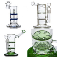 Turbine Perc Sidecar Water Pipe for Smoke with Honeycomb (ES-GB-071)